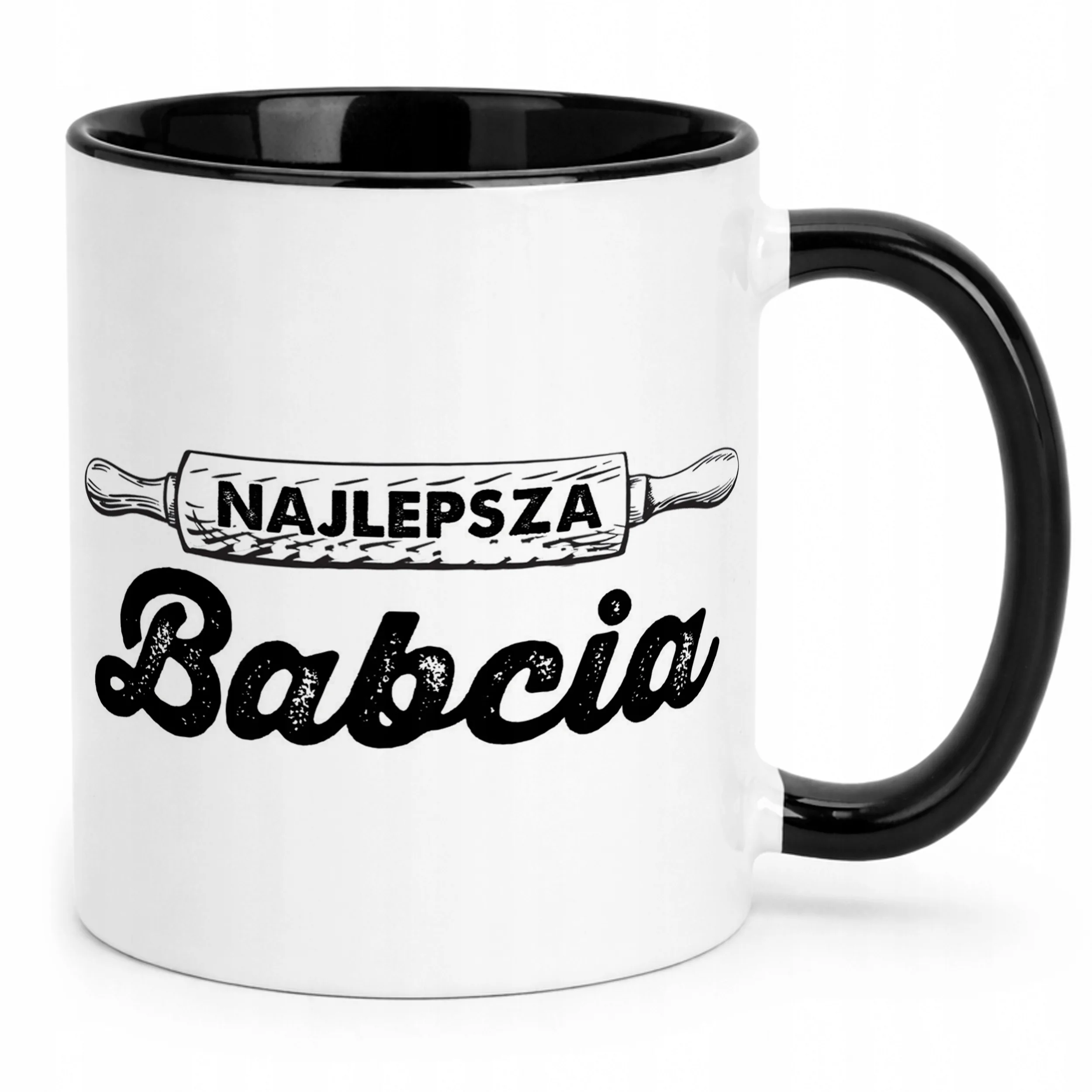 Kubek Czarny Dzień Babci Dla Babci Prezent Upominek