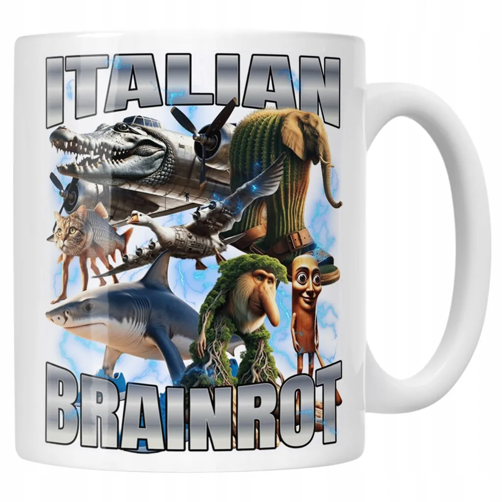 Kubek ceramiczny Italian Brainrott viral tiktok mem