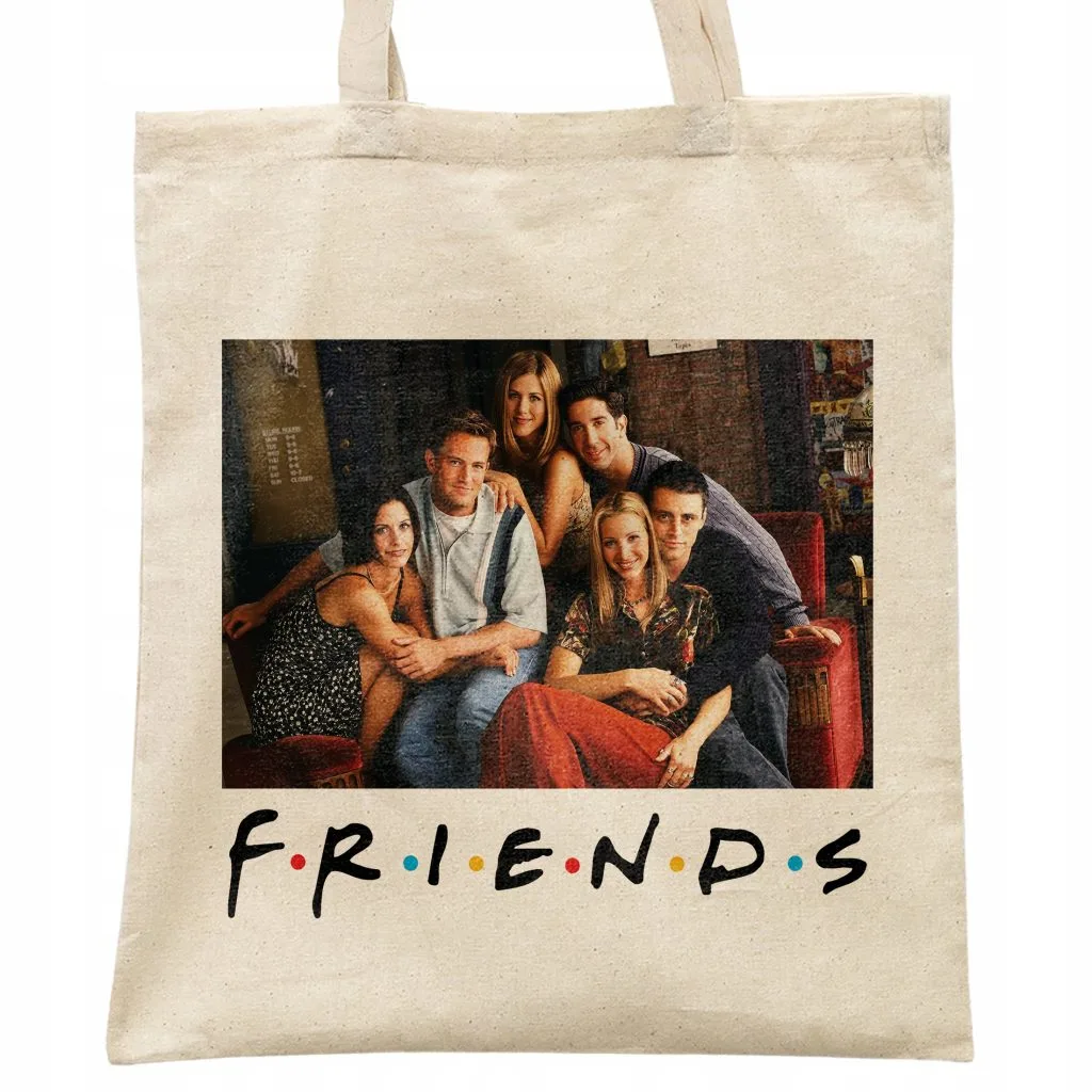 Torba bawełniana na zakupy Friends Przyjaciele Dla Fanów Serialu Prezent