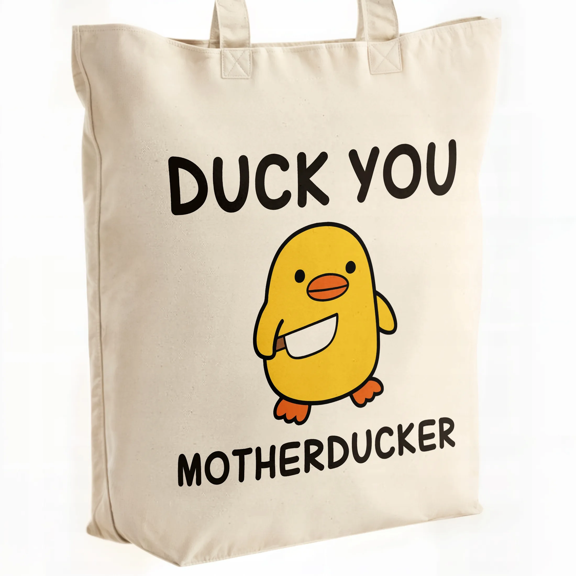 Torba bawełniana premium Duck You Zabawny Prezent