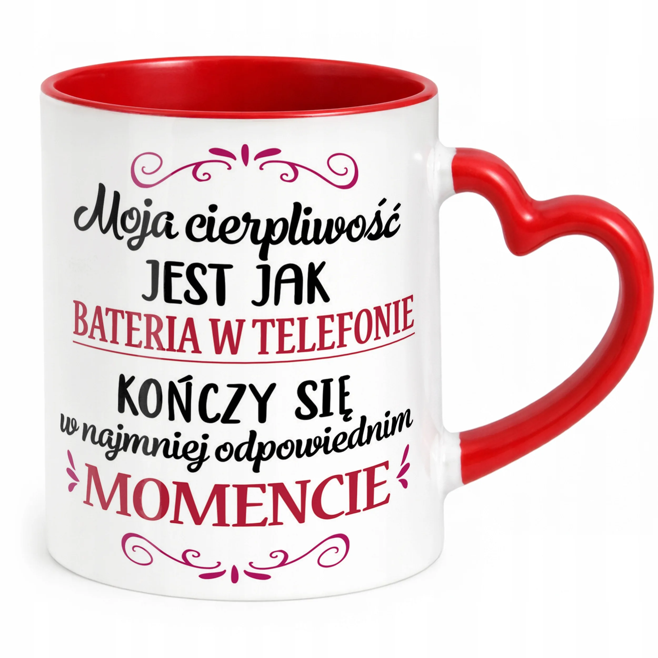 Kubek Czerwony Dzień Kobiet Dla Kobiety Dziewczyny Prezent Upominek