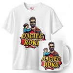 Zestaw Kubek + Koszulka Dzień Ojca Dla Taty Ojciec Roku Prezent
