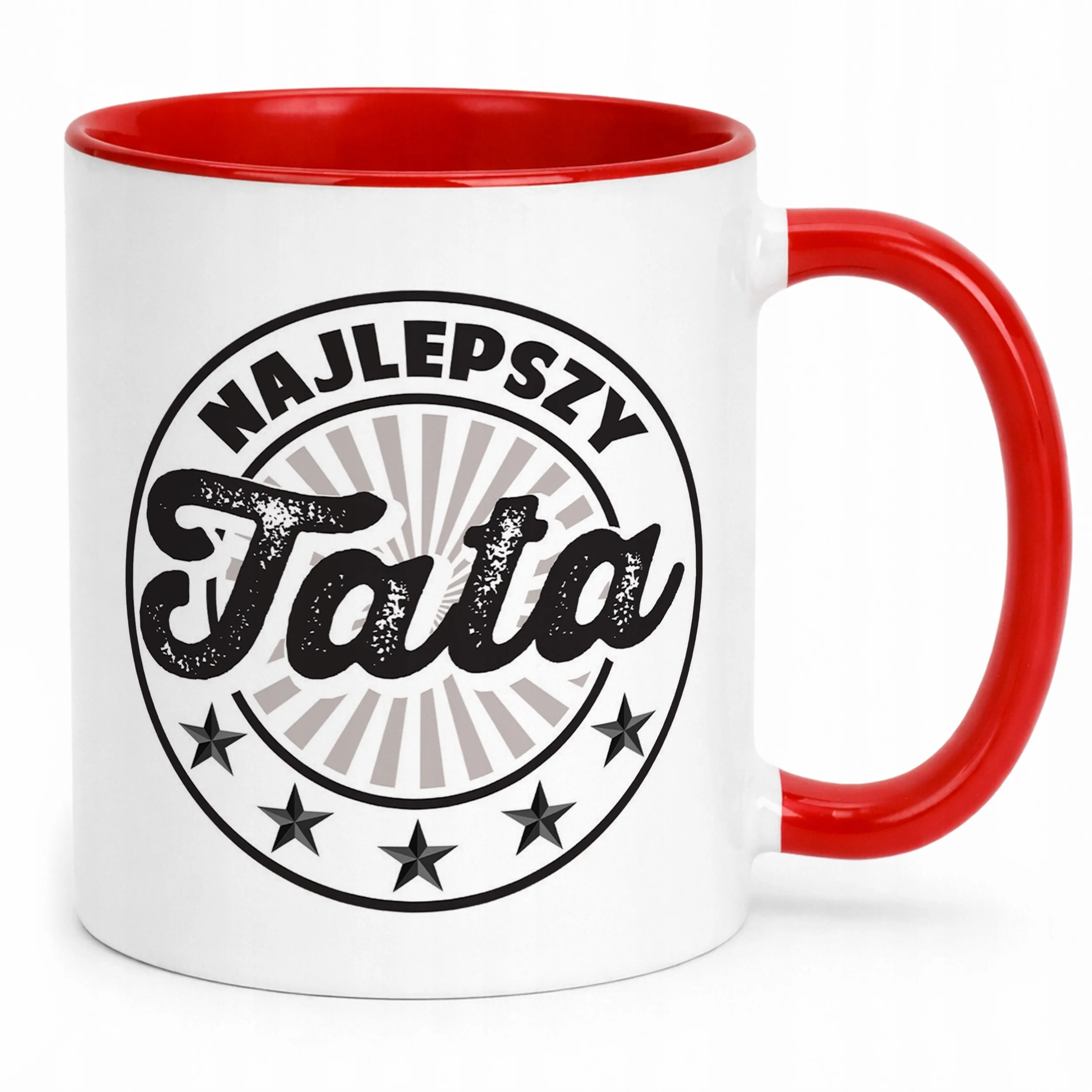Kubek Czerwony Dzień Ojca Dla Taty Najlepszy Tata Prezent