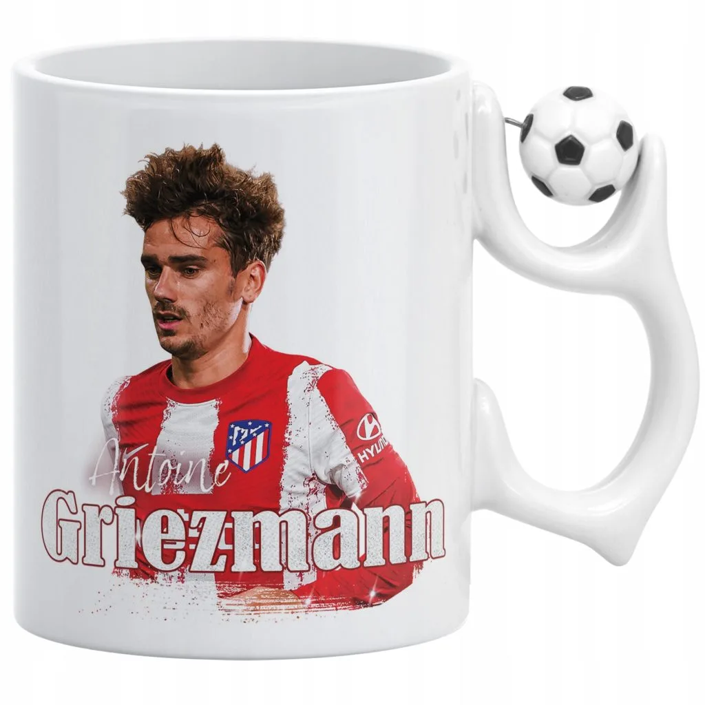 Kubek piłkarski Antoine Griezmann dla kibiców Atlético Madryt Prezent