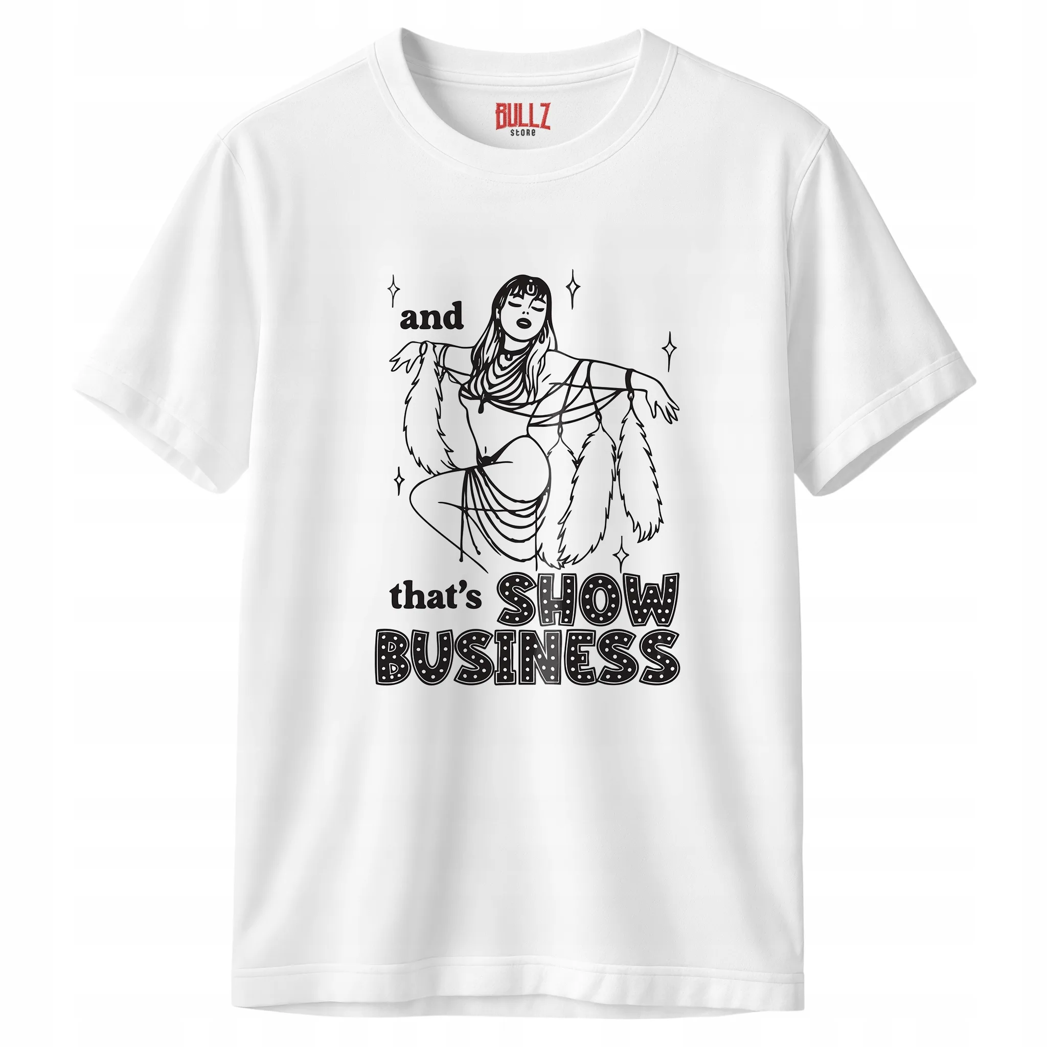 Koszulka biała męska Taylor Swift The Life Of A Showgirl Prezent r. 3XL