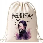 Plecak bawełniana Nevermore Wednesday Dla Fanów Serialu Prezent