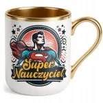 Kubek Premium Złoty Dzień Nauczyciela Dla Nauczyciela Prezent