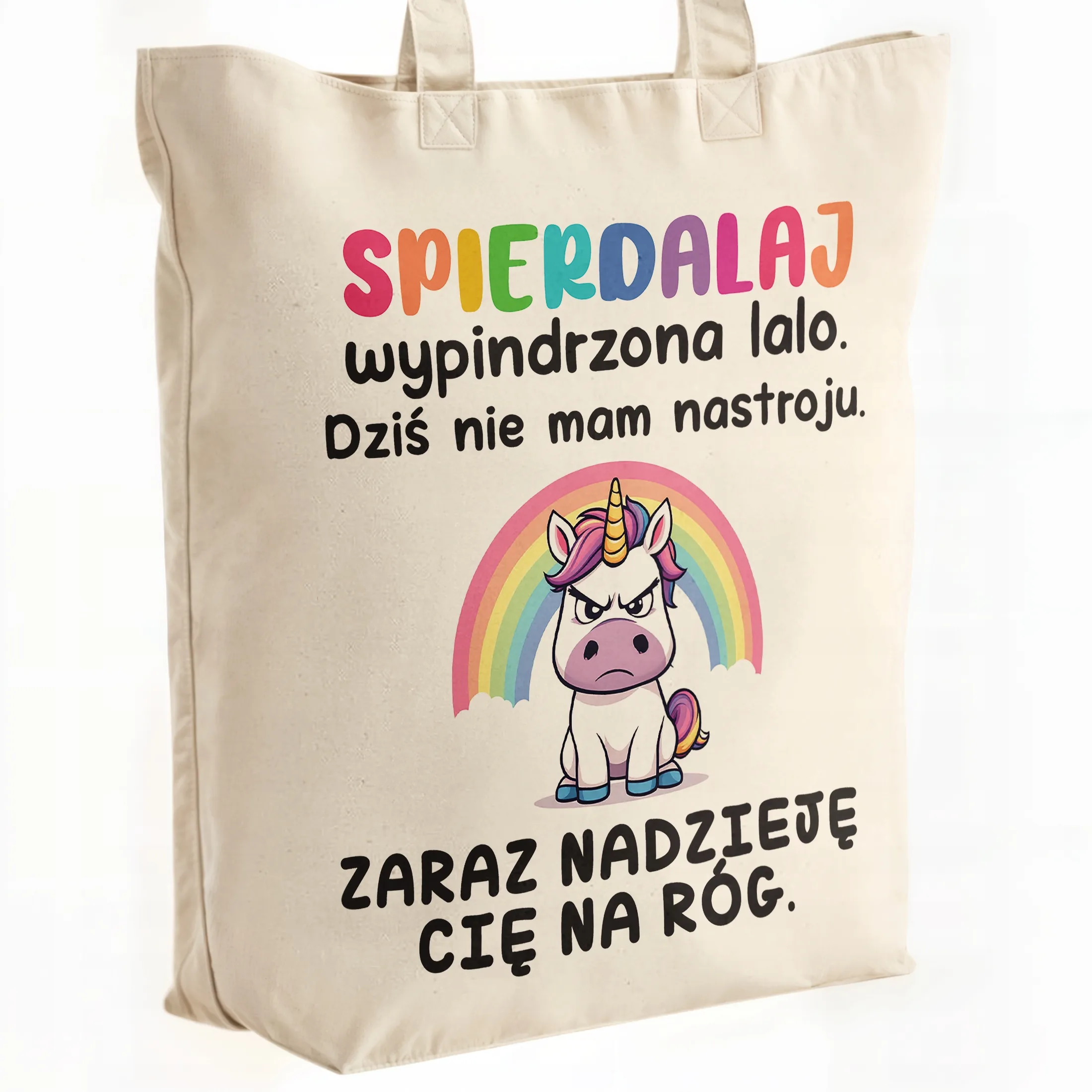 Torba bawełniana premium Spie***laj Wypindrzona Lalo Zabawny Prezent