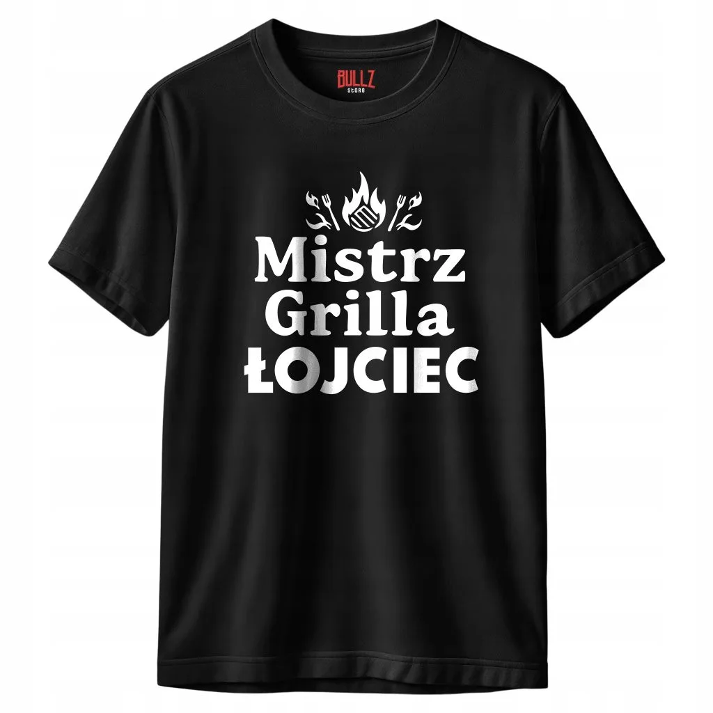 Koszulka czarna męska Dzień Ojca Dla Taty Prezent