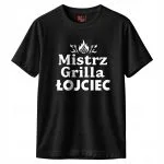 Koszulka czarna męska Dzień Ojca Dla Taty Prezent