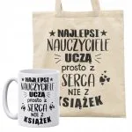 Zestaw kubek + torba Dla Nauczycielki Dzień Nauczyciela Prezent Upominek