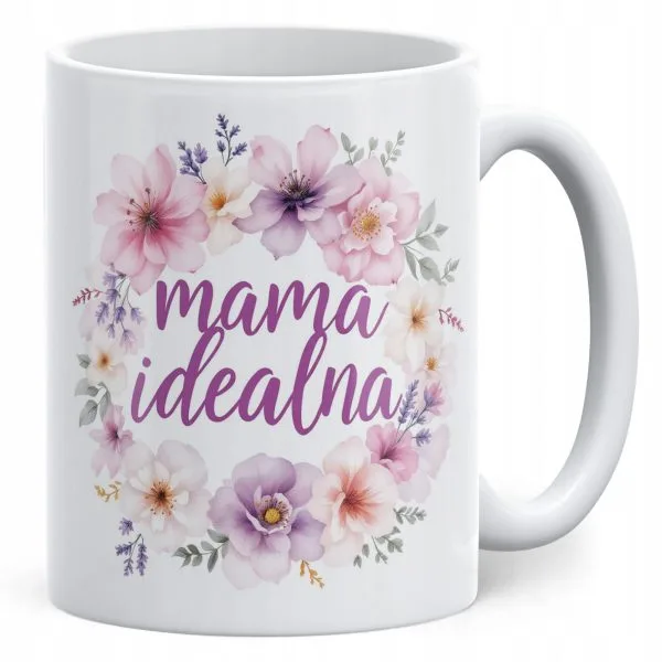 Kubek ceramiczny Dzień Matki Dla Mamy Prezent Upominek Mama Idealna