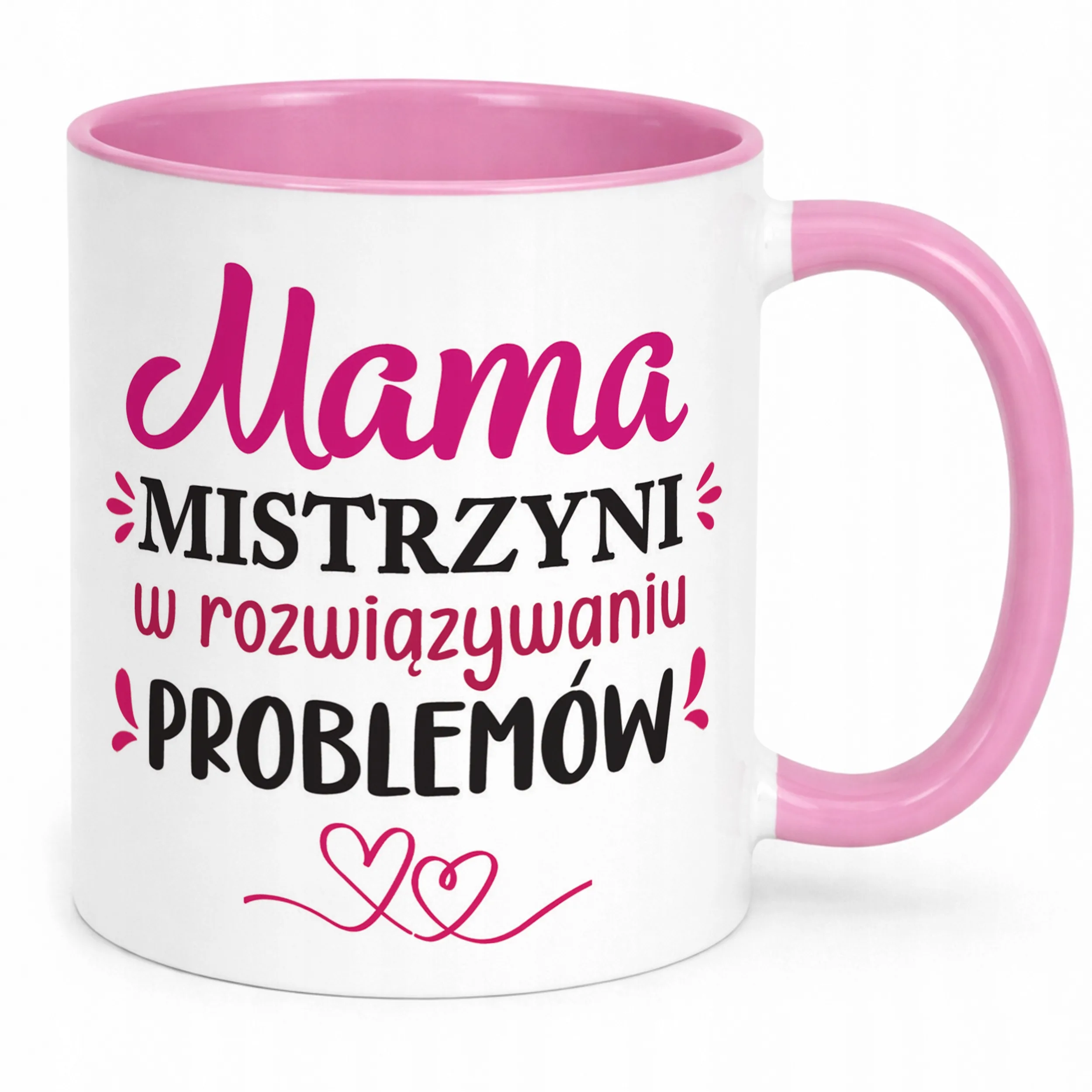 Kubek Różowy Dzień Matki Dla Mamy Prezent Upominek Mistrzyni Mama