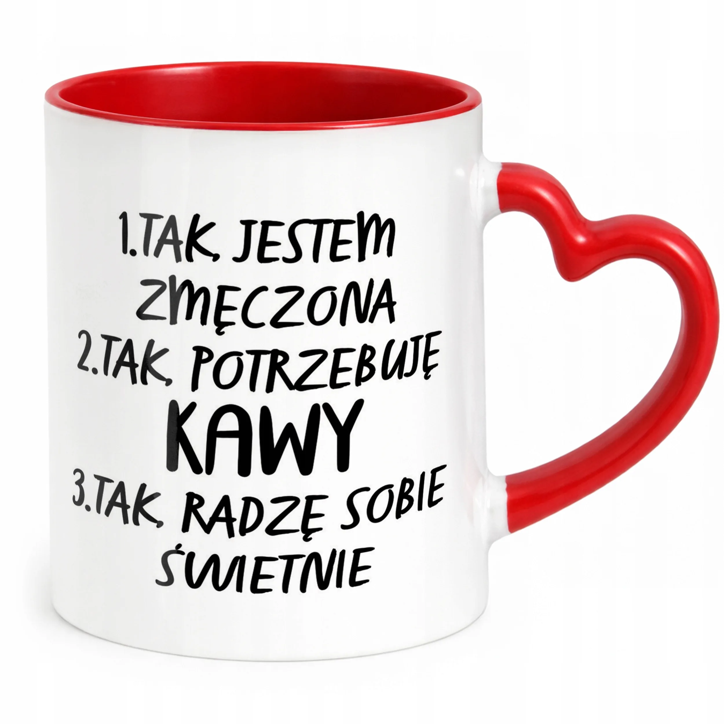 Kubek Czerwony Dzień Kobiet Dla Kobiety Dziewczyny Prezent Upominek
