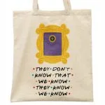 Torba bawełniana na zakupy Friends Przyjaciele Dla Fanów Serialu Prezent