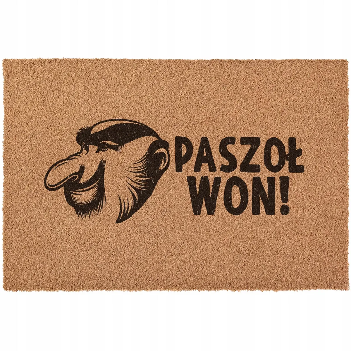 Wycieraczka PASZOŁ WON nosacz Janusz pod drzwi Prezent kokosowa 60×40