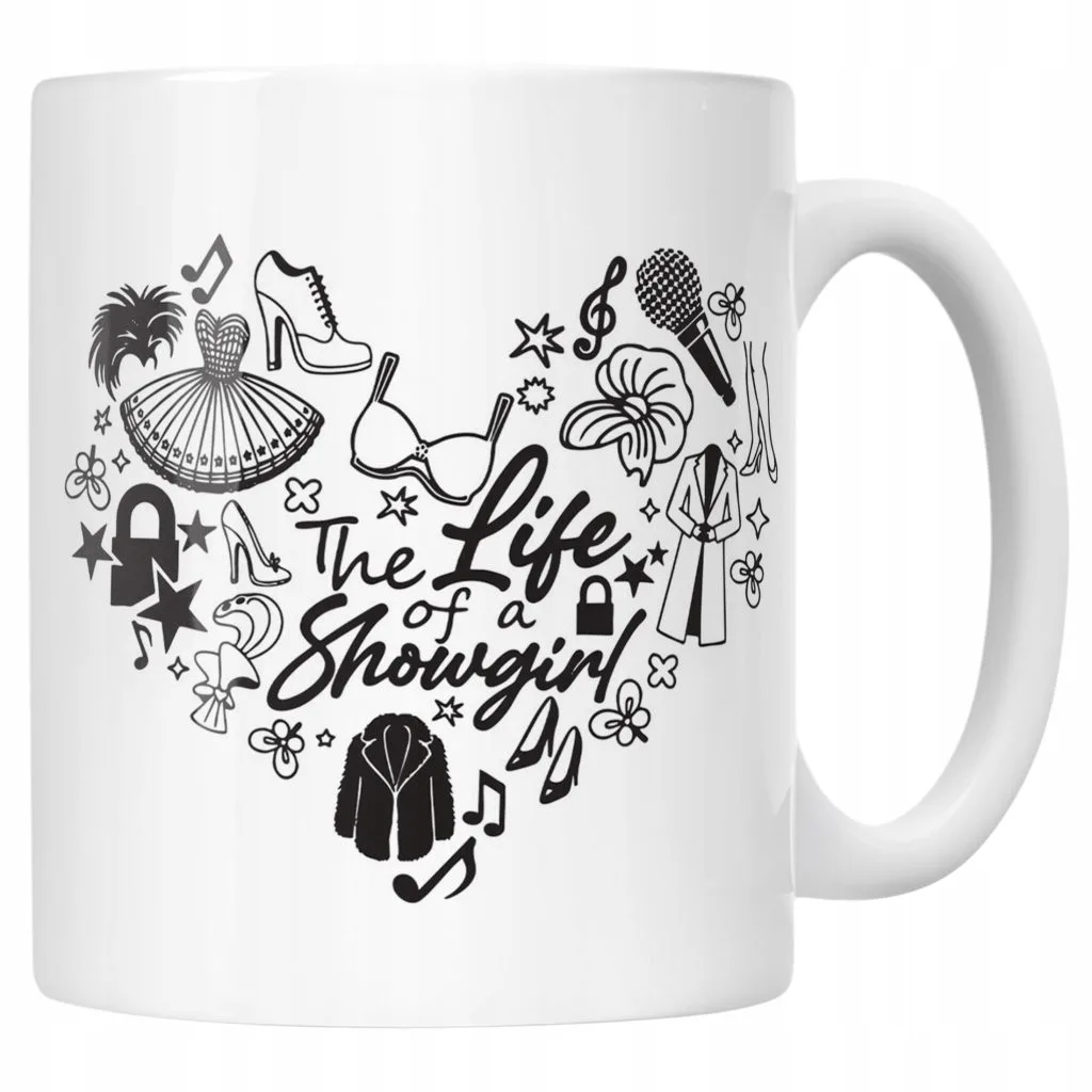 Kubek ceramiczny Taylor Swift The Life Of A Showgirl Dla Fanów Prezent