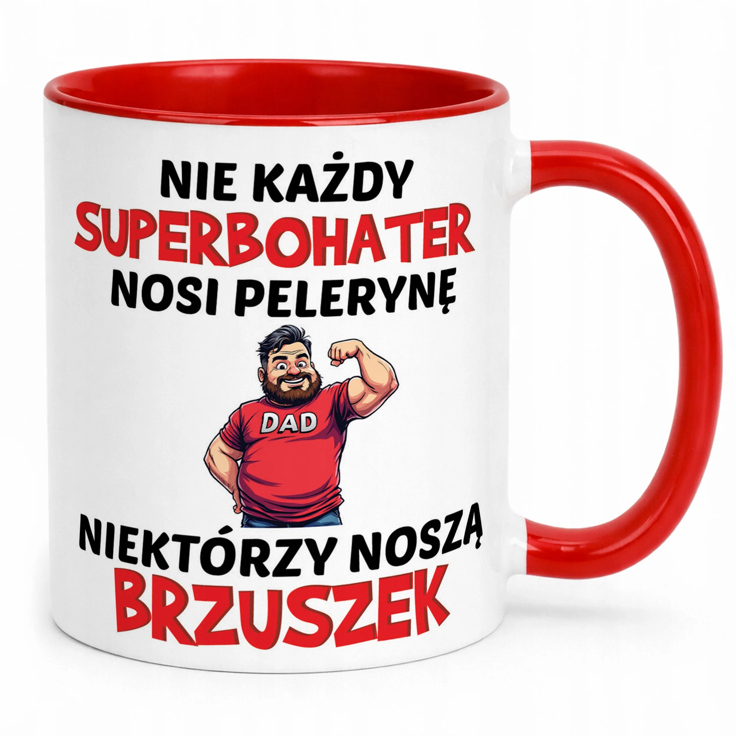 Kubek ceramiczny Dzień Ojca Dla Taty Nie Każdy Bohater Prezent
