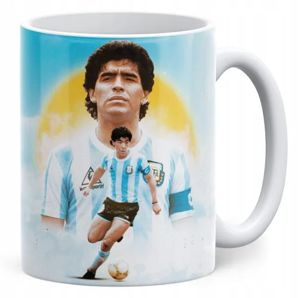 Kubek Diego Armando Maradona dla kibiców Argenryna retro na prezent