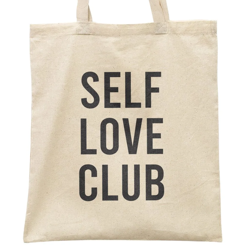 Torba bawełniana na zakupy Self Love Club Minimalizm Miłość Samoakceptacja