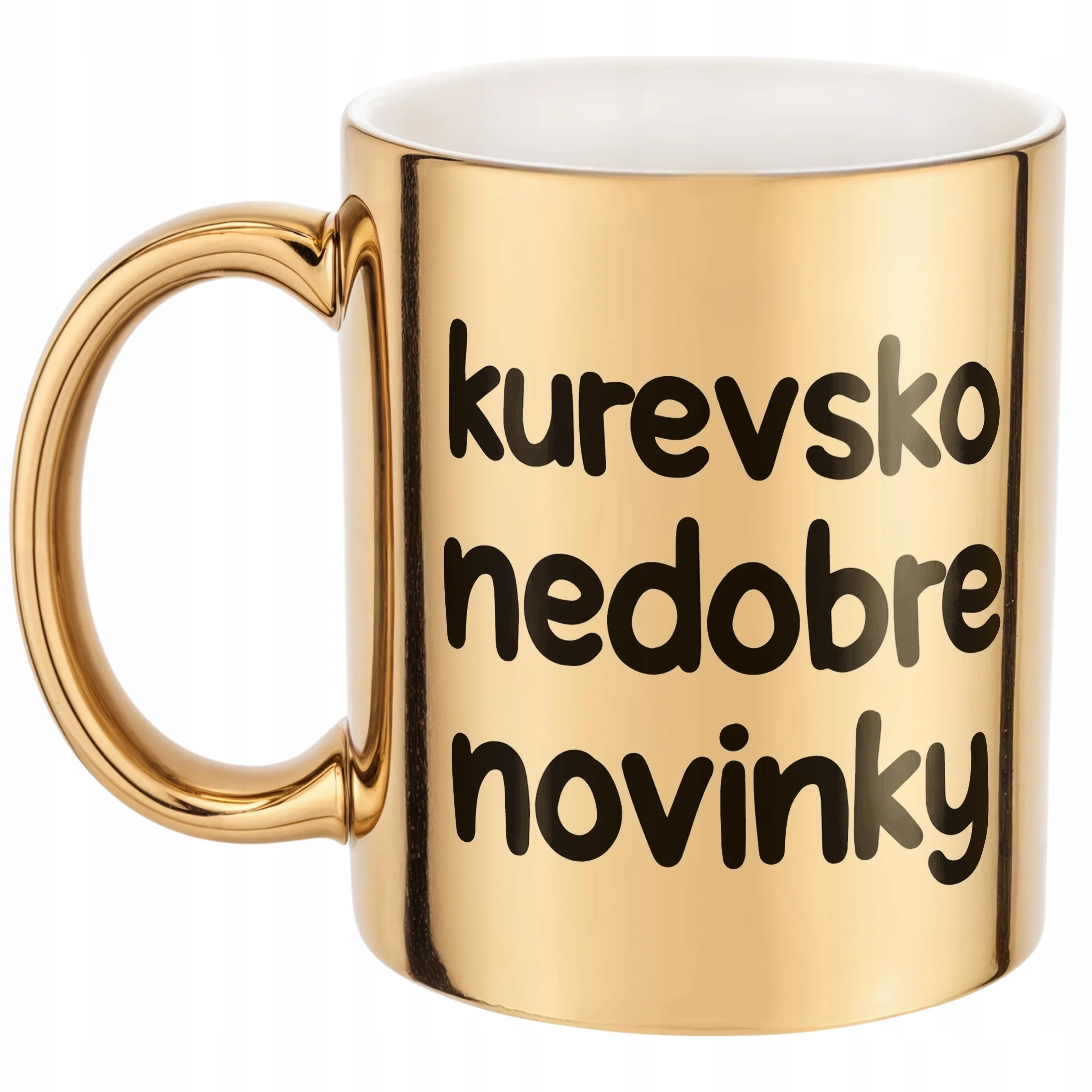 Złoty Kubek Ku**vsko Nedobre Novinky Śmieszny Zabawny Prezent