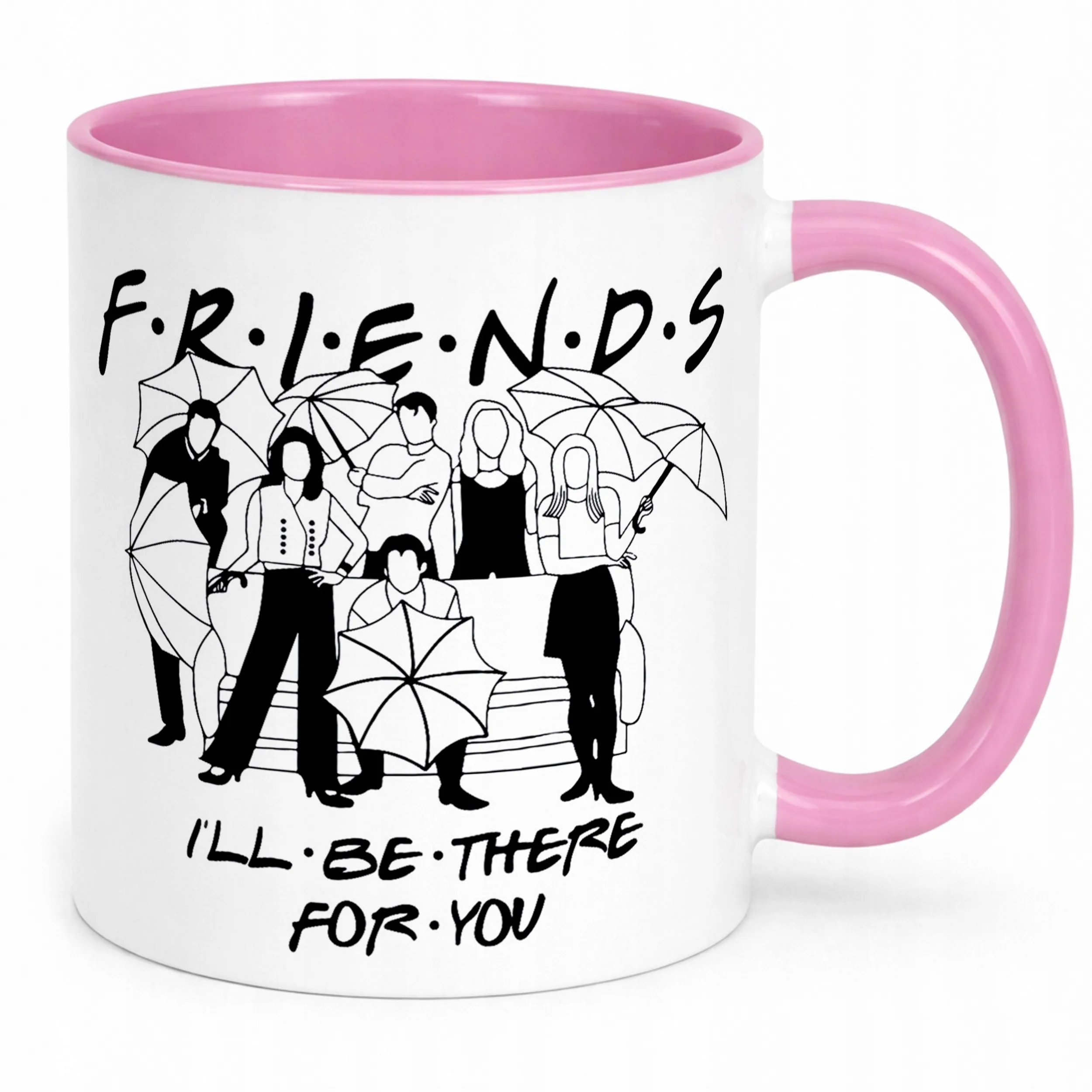 Kubek Różowy Friends Przyjaciele Dla Fanów Serialu Prezent Upominek