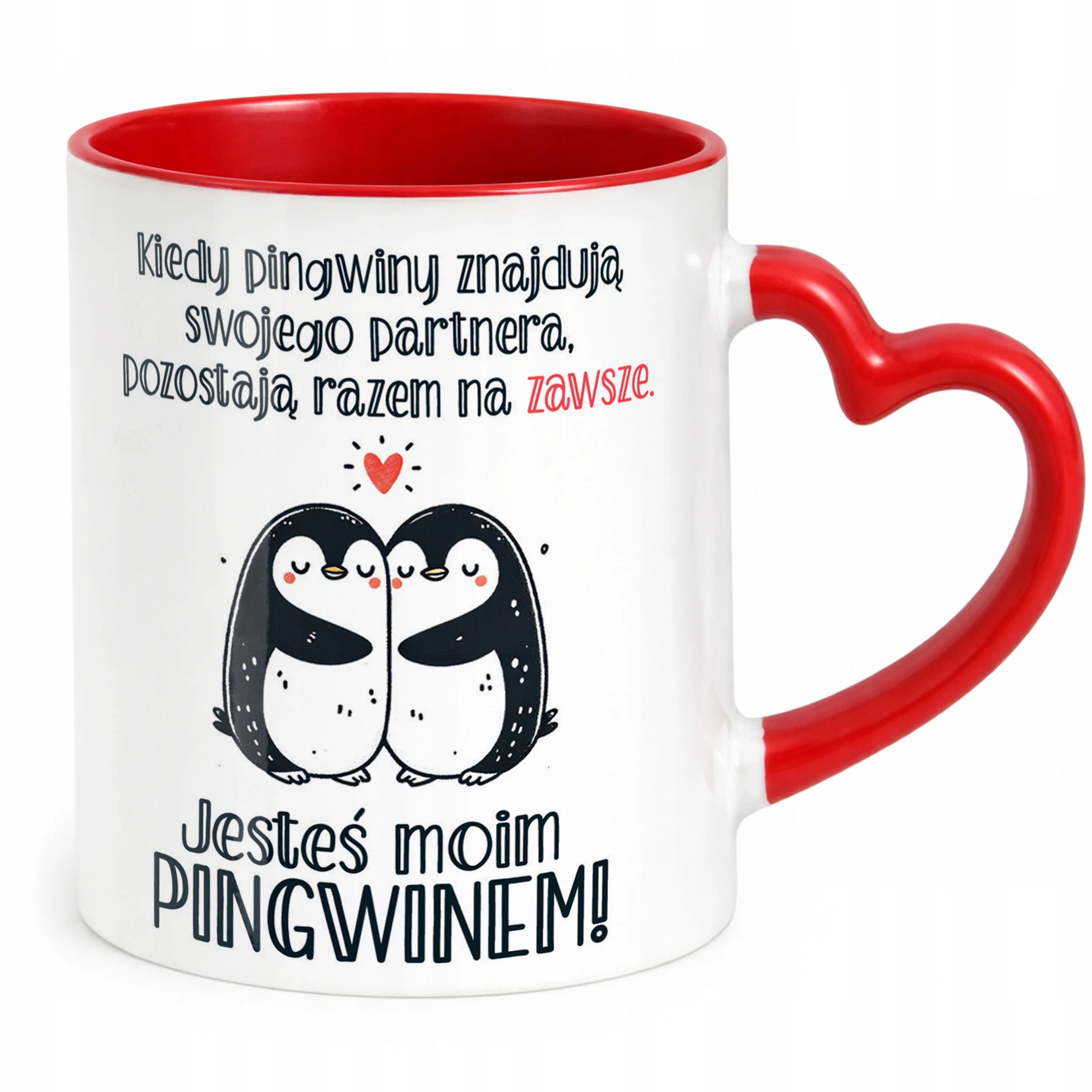 Kubek Walentynkowy Serce Walentynki Prezent Upominek Dla Drugiej Połowy