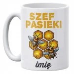 Kubek ceramiczny 330 ml Dla Pszczelarzy Prezent Upominek Personalizowany