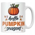 Kubek ceramiczny Jesienny Jesień Hello Pumpkin Dynia Prezent