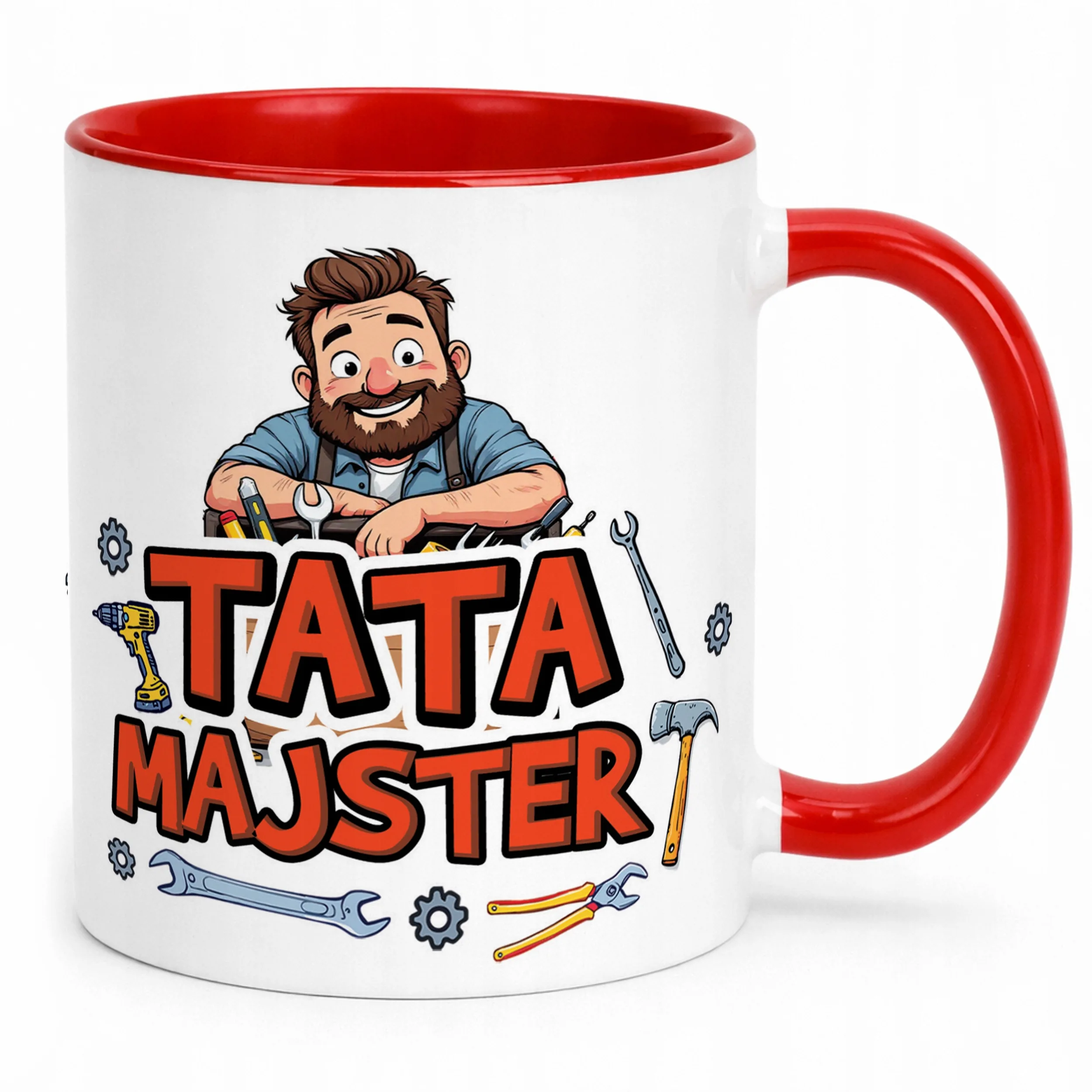 Kubek ceramiczny Dzień Ojca Dla Taty Tata Majster Prezent