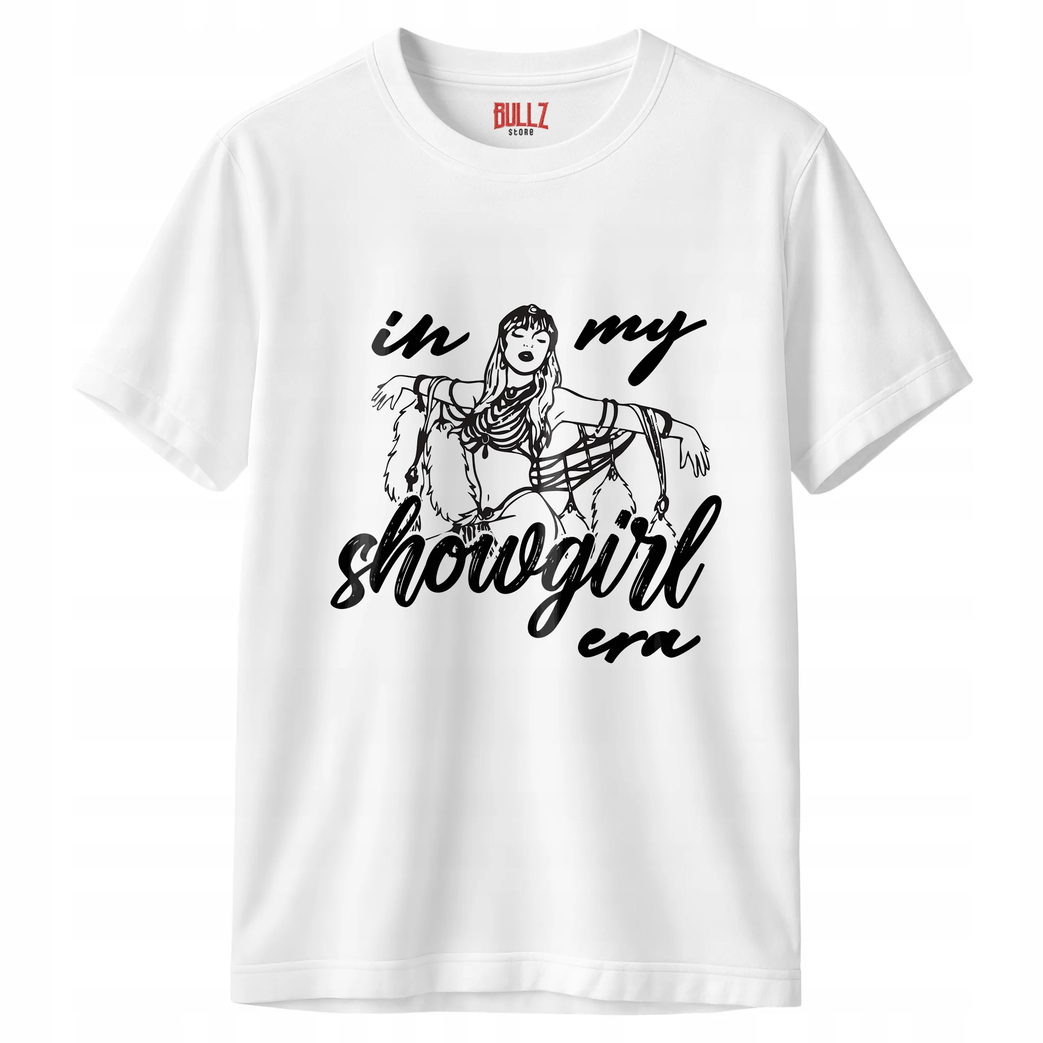 Koszulka biała męska Taylor Swift The Life Of A Showgirl Prezent r. 3XL
