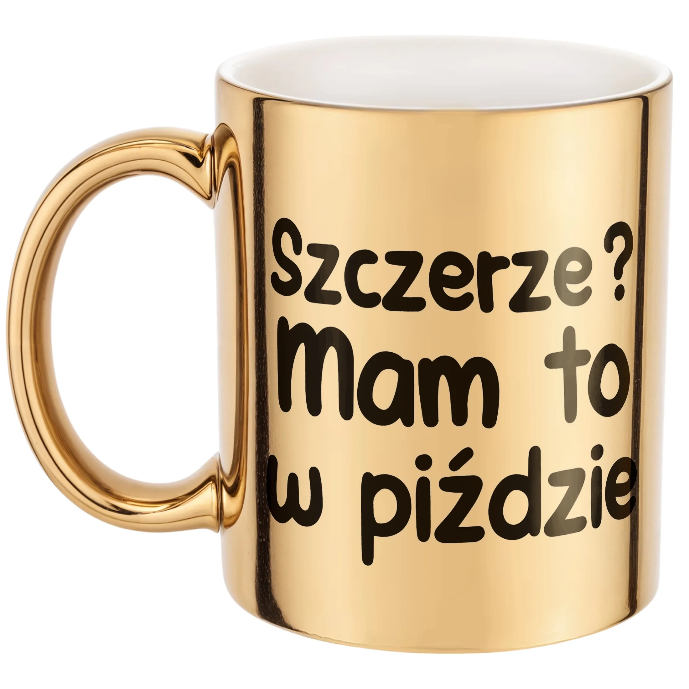 Złoty Kubek Szczerze Mam To W Pi**zie Śmieszny Zabawny Prezent