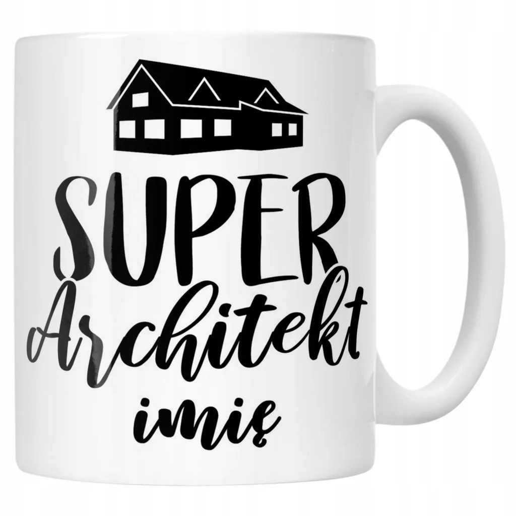 Kubek Ceramiczny Personalizowany Super Architekt Prezent Upominek