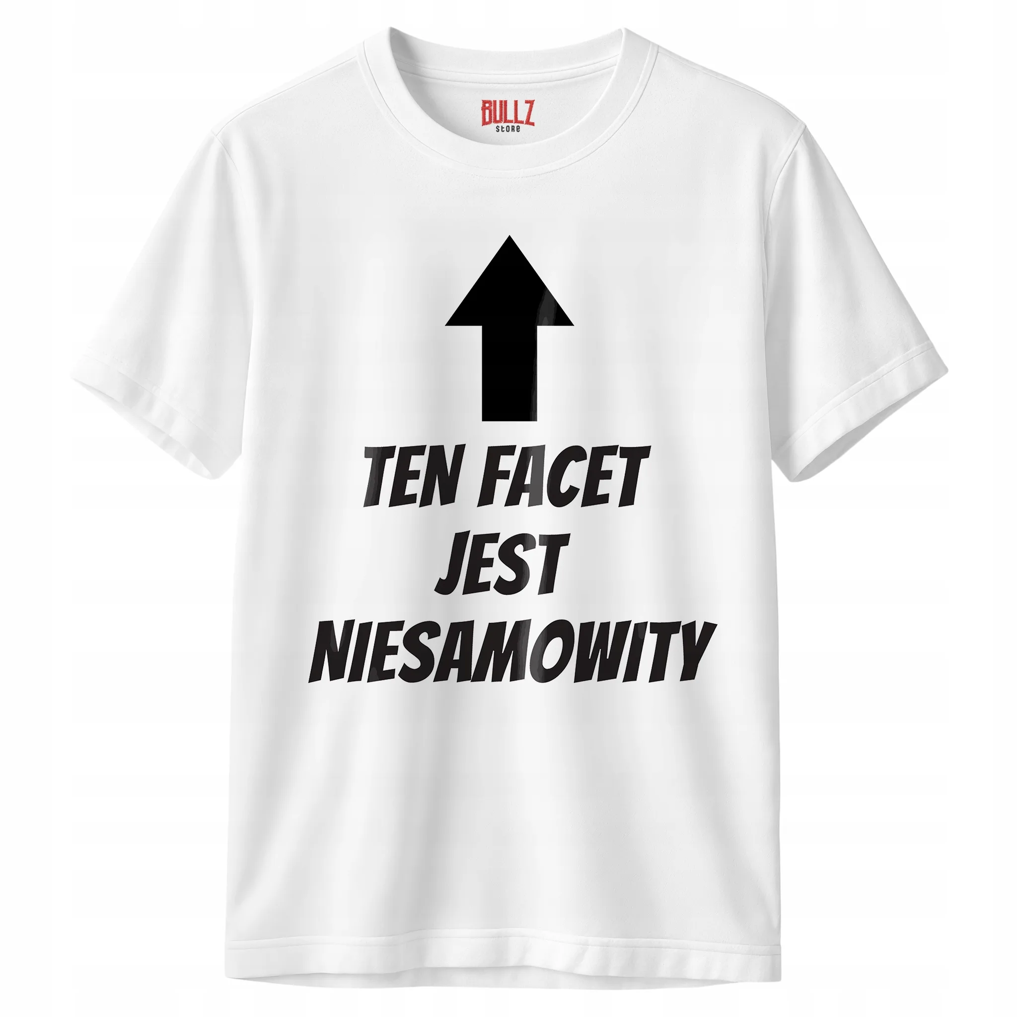 Koszulka biała męska Ten Facet Jest Niesamowity Prezent