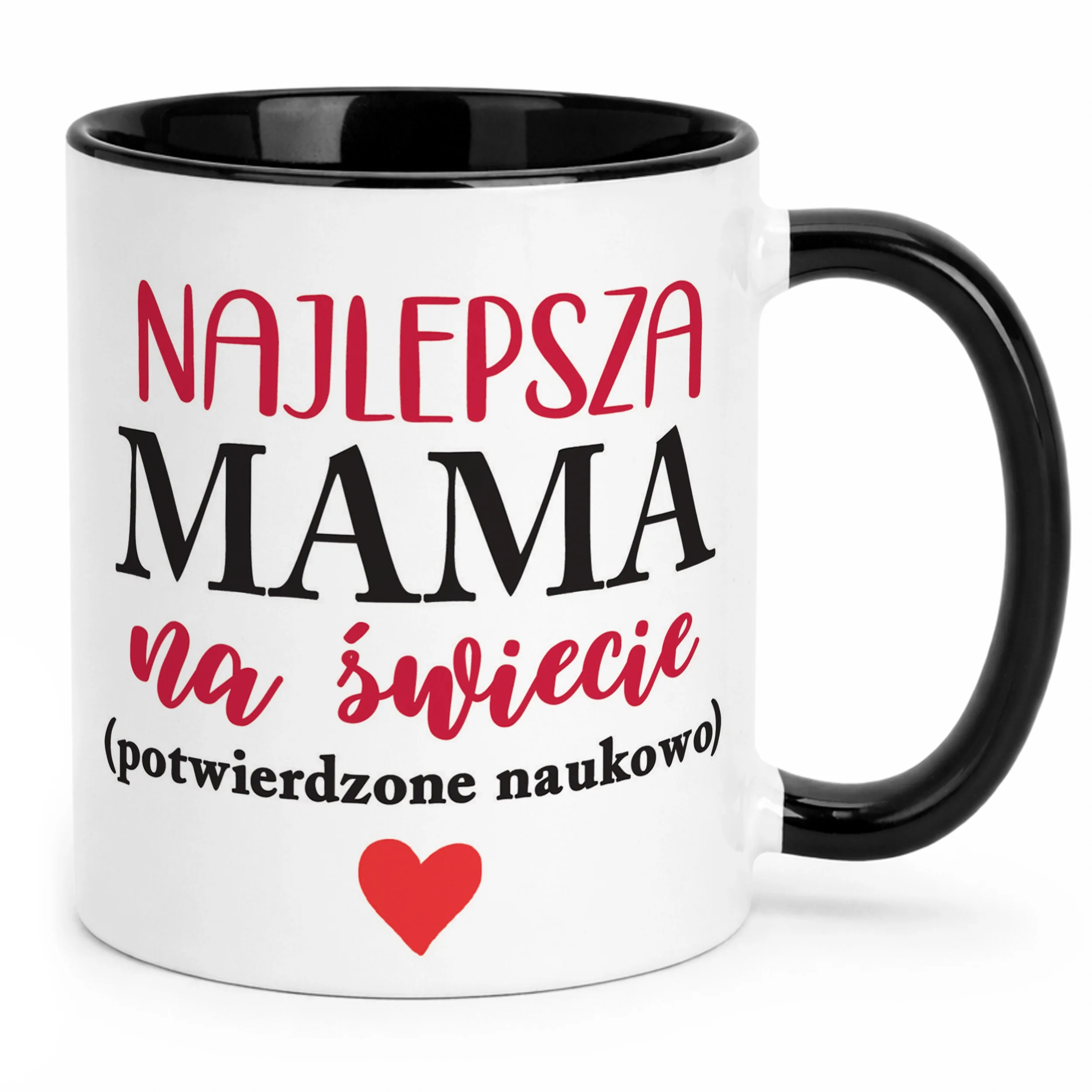 Kubek Czarny Dzień Matki Dla Mamy Prezent Najlepsza Mama na Świecie