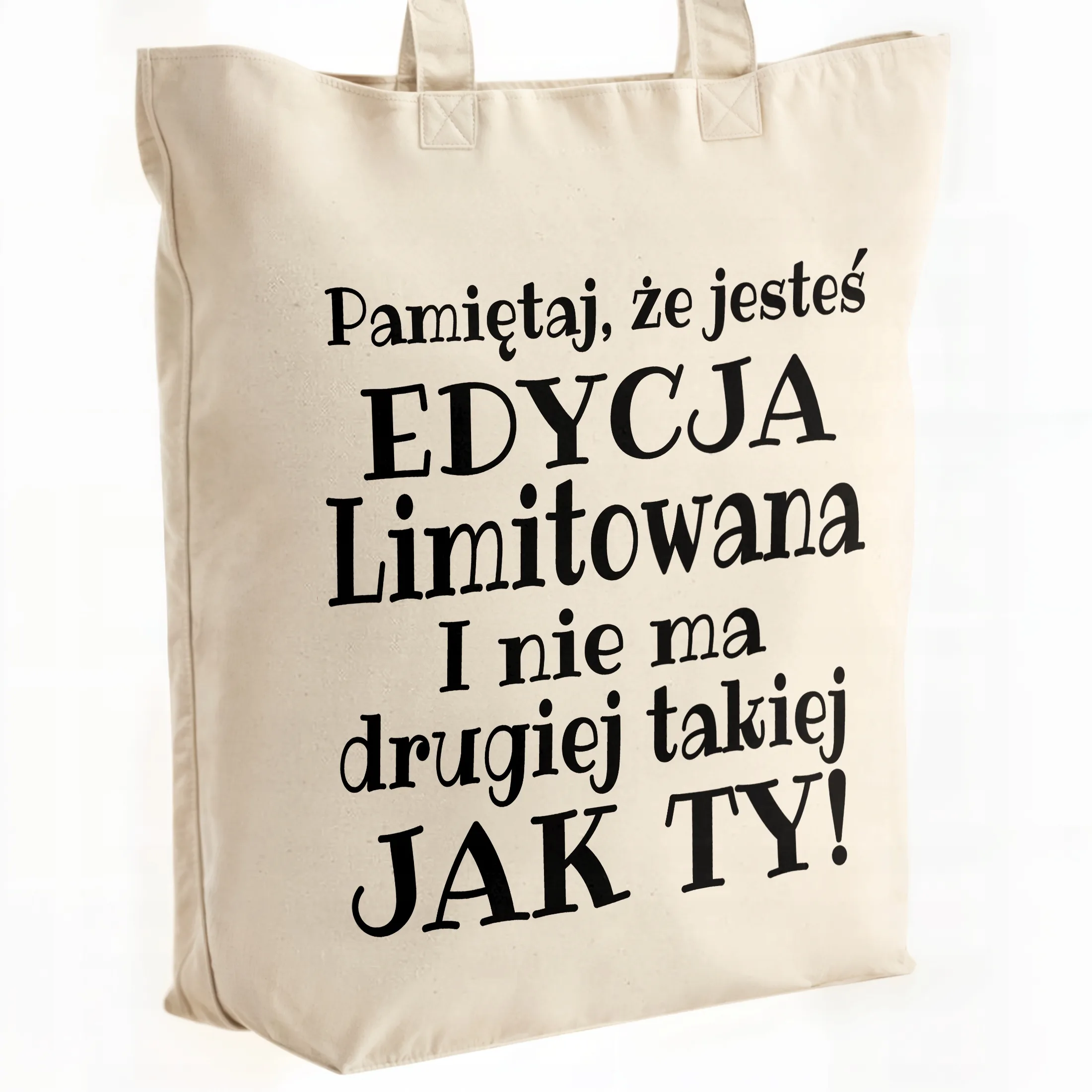 Torba bawełniana premium Edycja Limitowana Zabawny Prezent