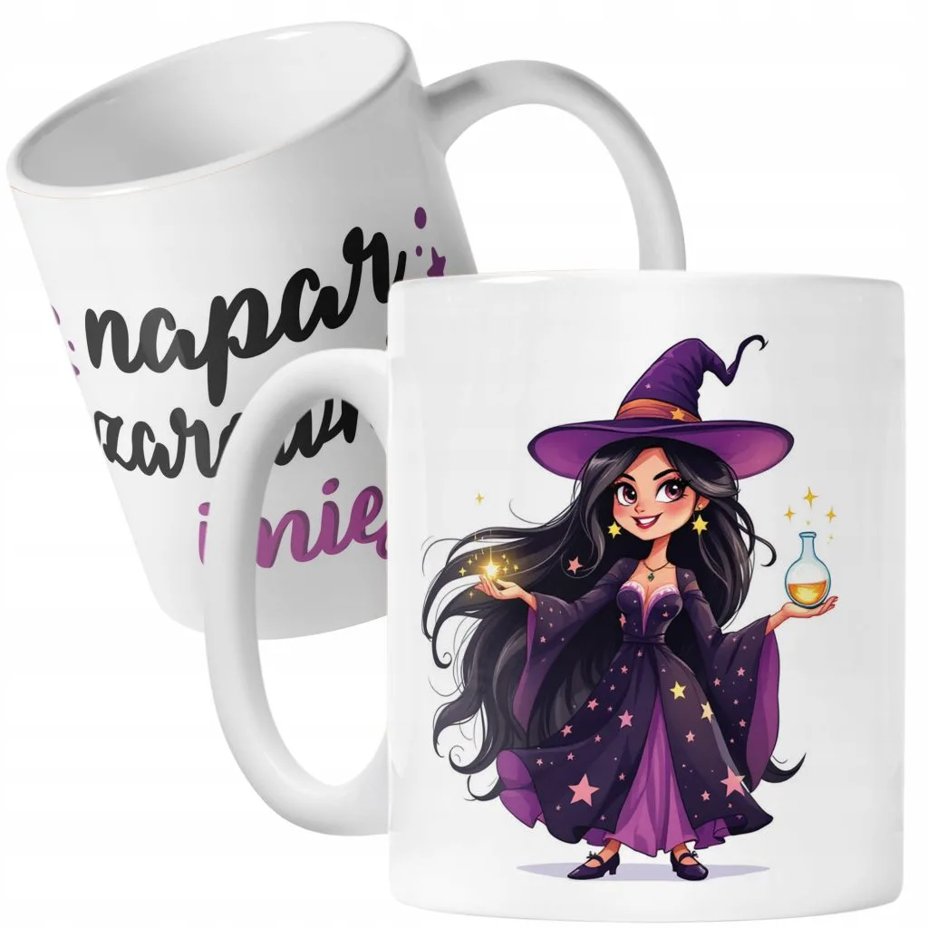 Kubek Personalizowany ceramiczny Jesienny Napar Wiedźmy Prezent Upominek