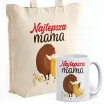 Zestaw Kubek + Torba Premium Dzień Matki Dla Mamy Prezent Upominek