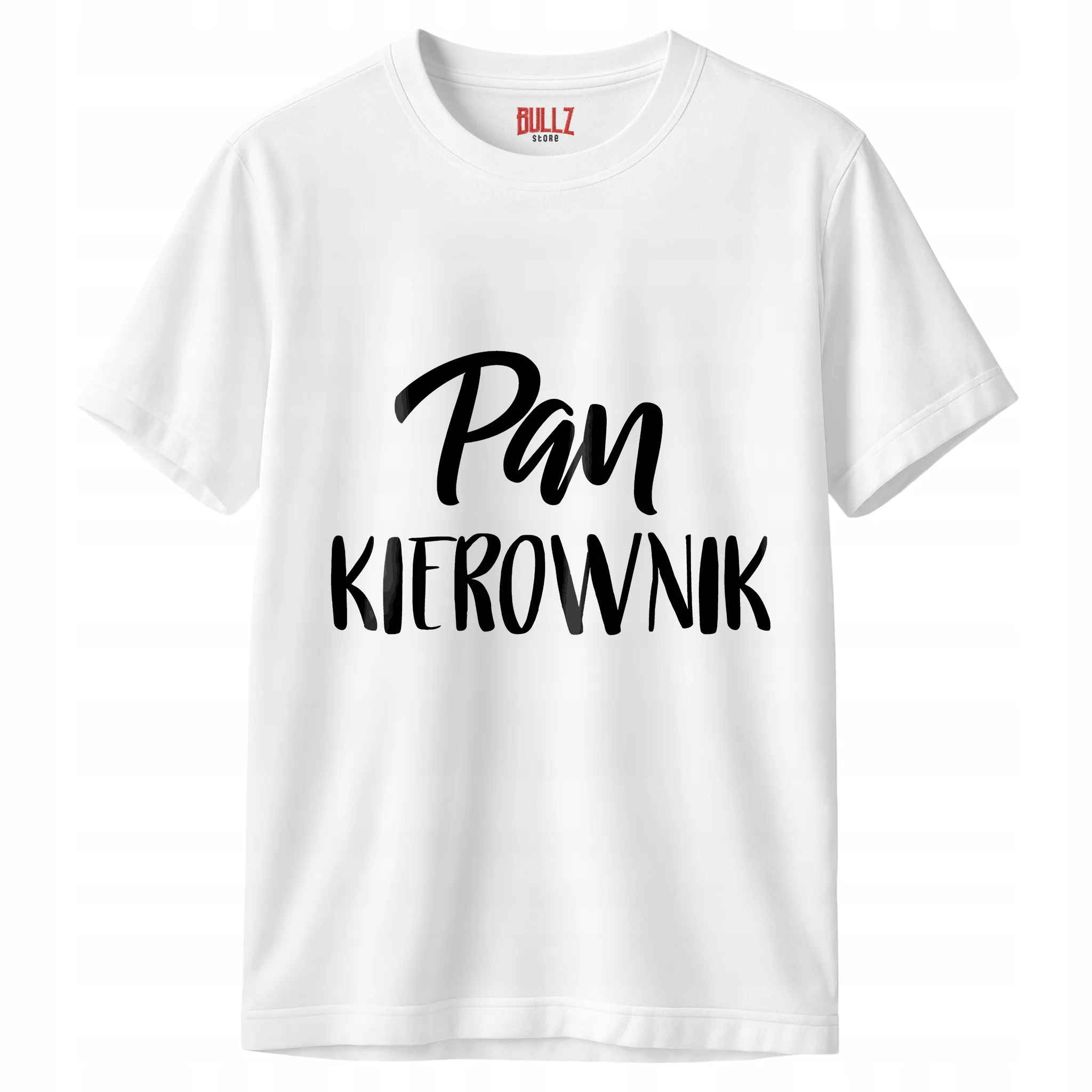 Koszulka biała męska Pan Kierownik Zabawny Prezent