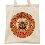 Torba bawełniana na zakupy Halloween Spooky Season Dynia Jesień Prezent