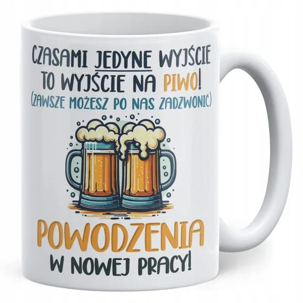 Kubek ceramiczny Pożeganie Odejście z Pracy Dla Kolegi Koleżanki Prezent