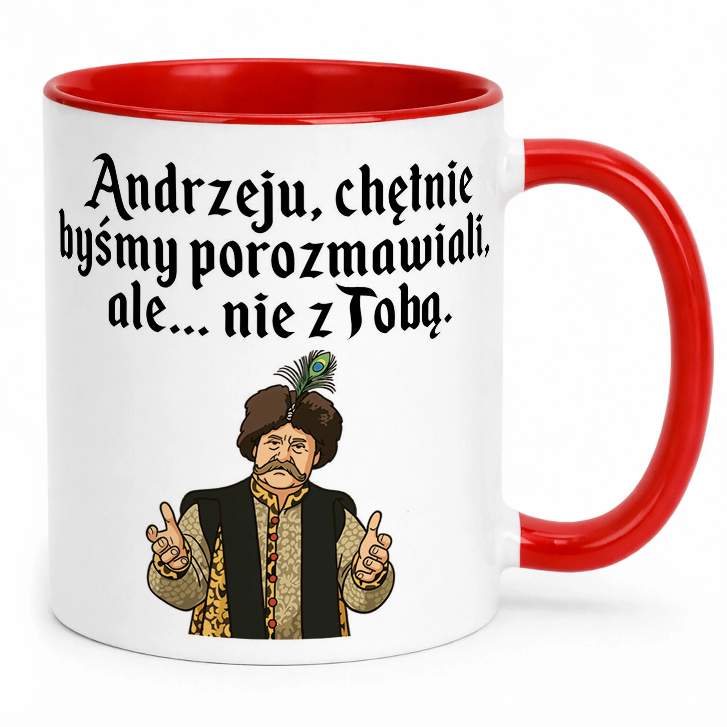 Kubek ceramiczny 1670 Andrzeju Chętnie Byśmy Porozmawiali Jan Paweł