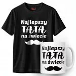 Zestaw Kubek + Koszulka Dzień Ojca Dla Taty Najlepszy Łojciec Prezent