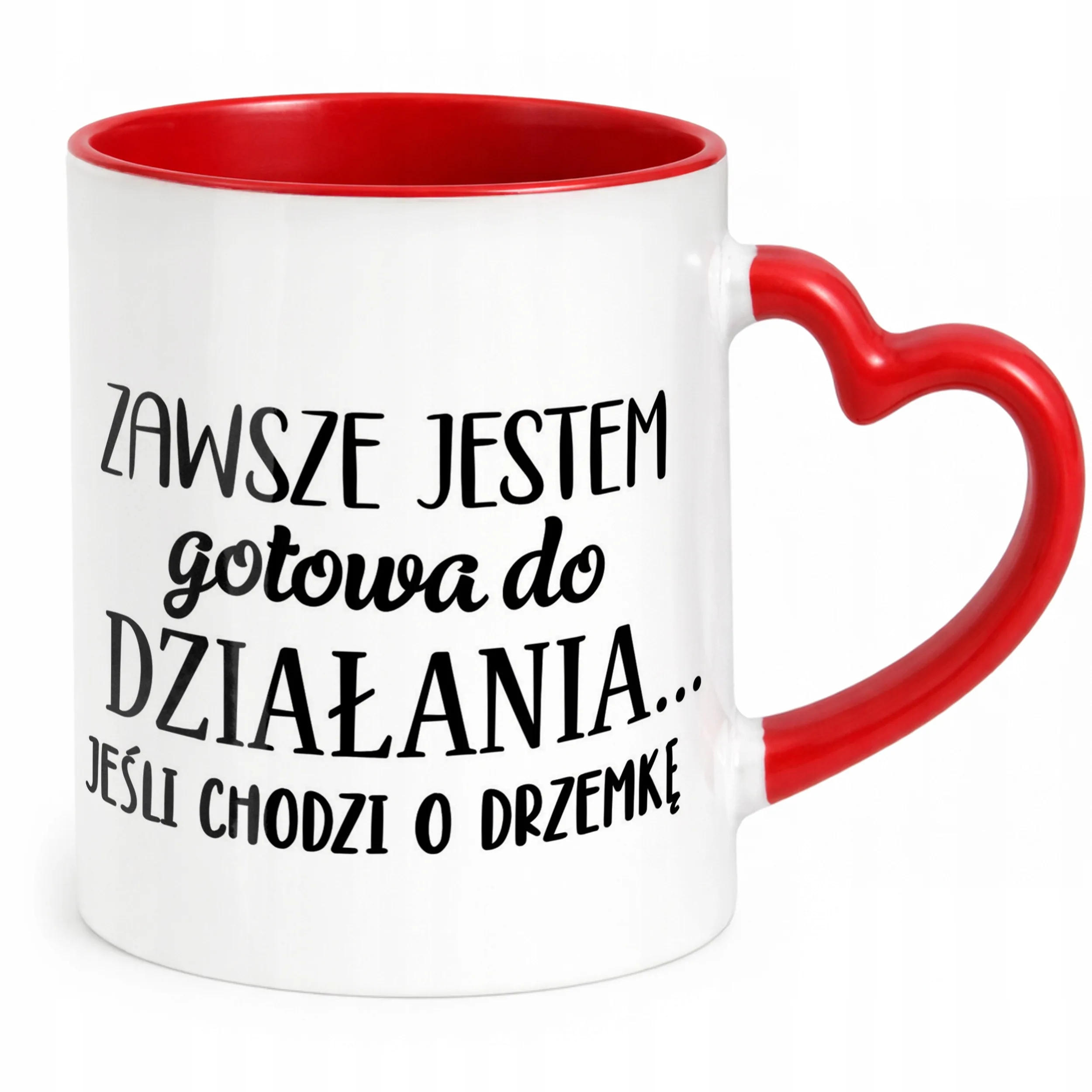 Kubek Czerwony Dzień Kobiet Dla Kobiety Dziewczyny Prezent Upominek