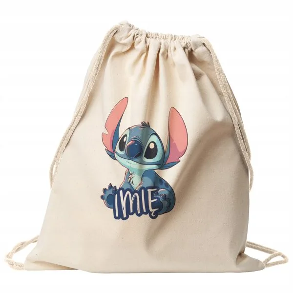 Plecak bawełniany Z imieniem Lilo i Stitch Dla Dzieci Do Szkoły Przedszkola