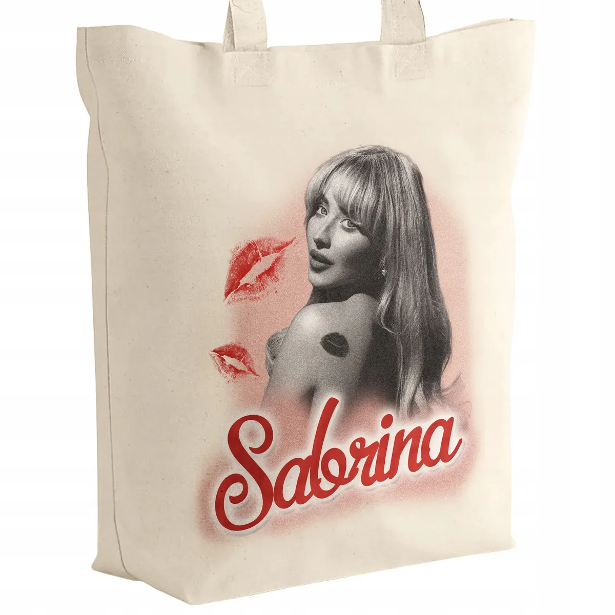 Torba bawełniana z dnem na zakupy 42x38x10 Sabrina Carpenter Dla Fanów