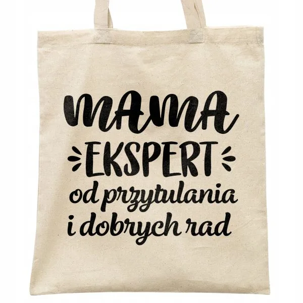 Torba bawełniana na zakupy Dzień Matki Dla Mamy Prezent Mama Ekspert