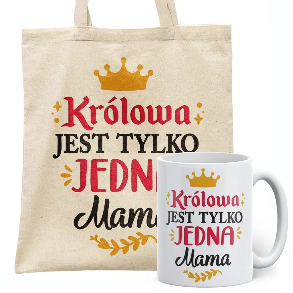 Zestaw Kubek + Torba Dzień Matki Dla Mamy Prezent Upominek