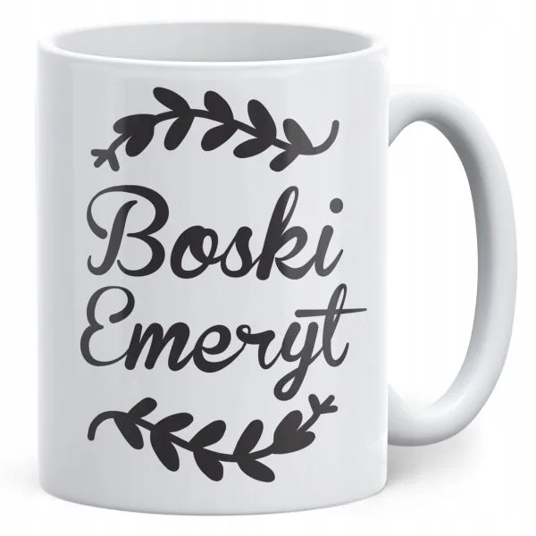 Kubek ceramiczny z okazji Emerytury Dla Emeryta Prezent Upominek