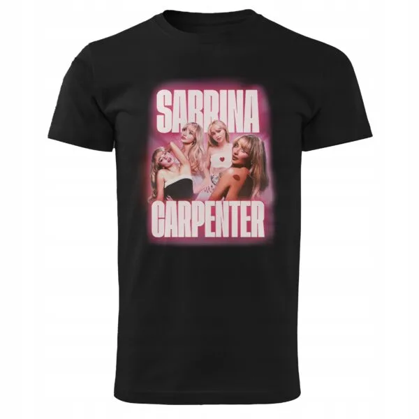 Koszulka męska czarna Sabrina Carpenter Dla Fanów
